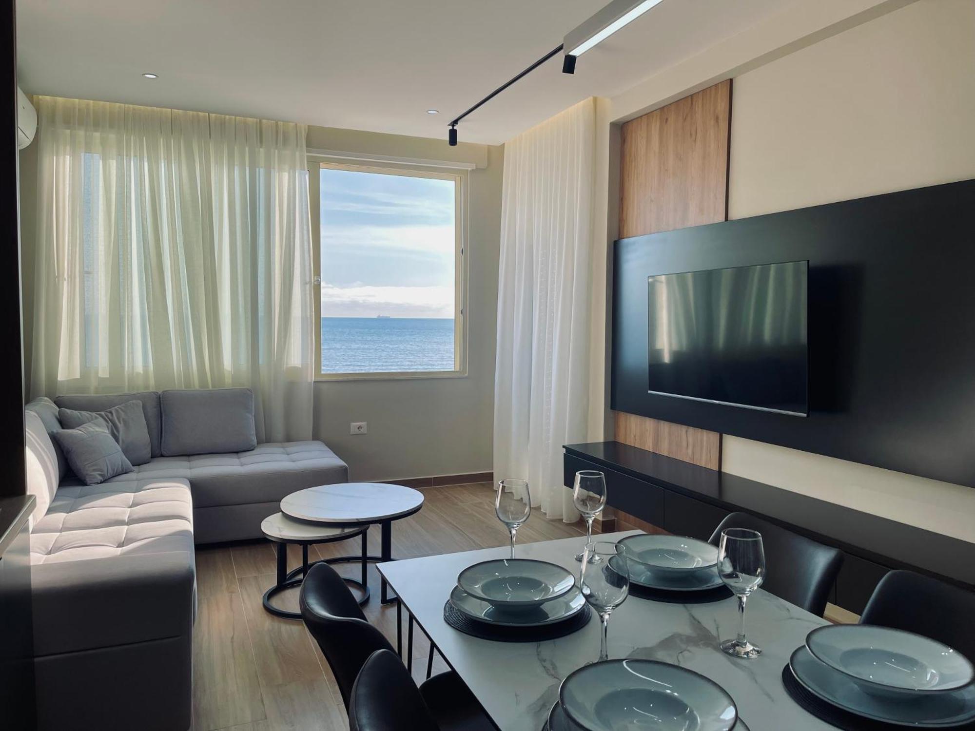 Luxurious Dreamy Seaview Apartment ดูร์เรส ภายนอก รูปภาพ